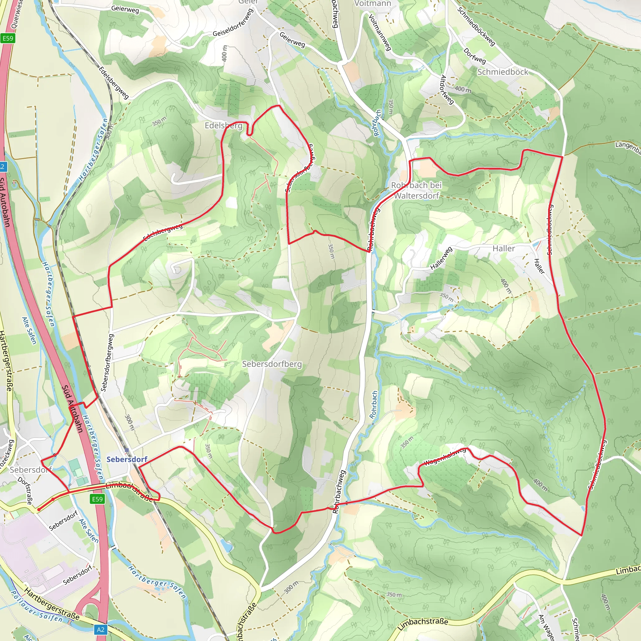 S3 Sebersdorfberg-Weg mobile static map