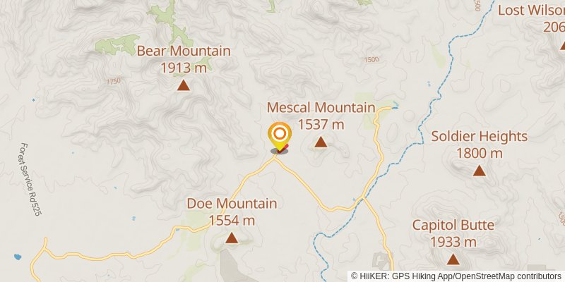 Boynton Vista Trail stage 1 Map