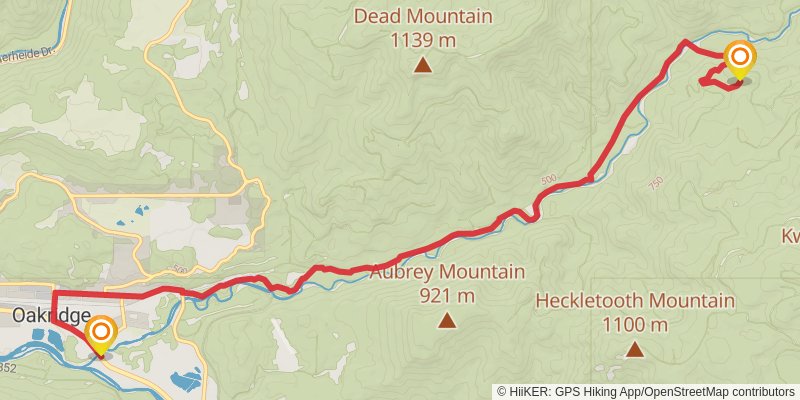 Oregon Timber Trail stage 26 Map