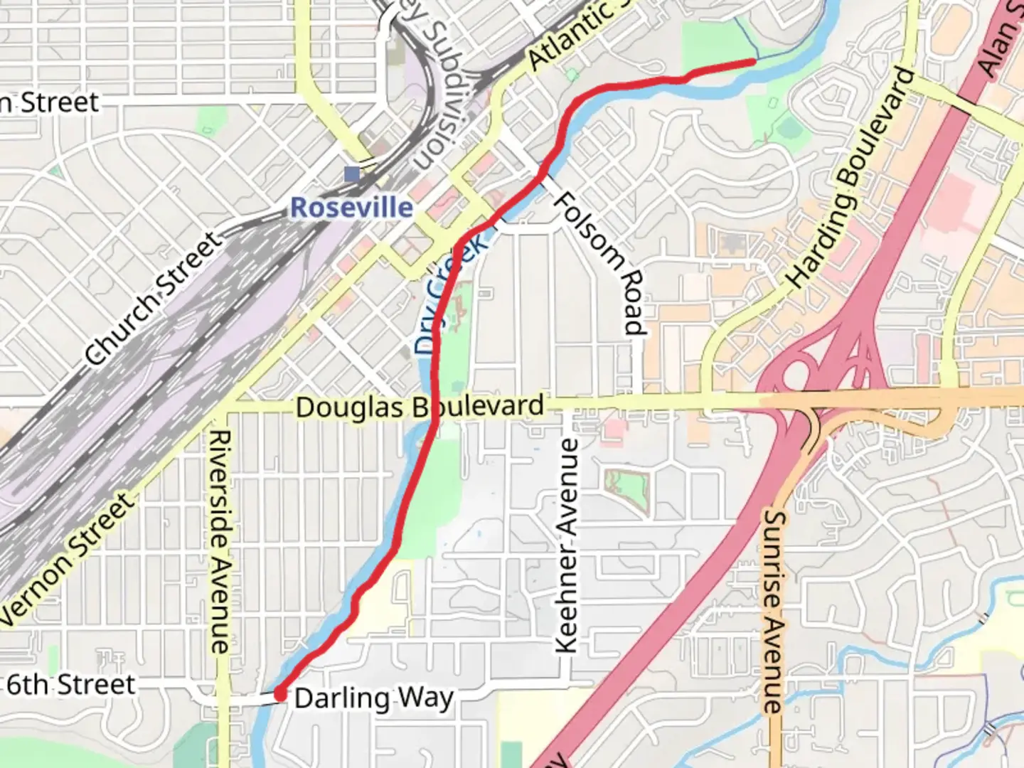 An image depicting the trail Saugstad Park and Royer Park and William L Taylor Park and its surrounding area.