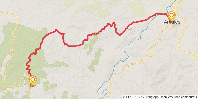 Gran Senda De Malaga stage 23 Map
