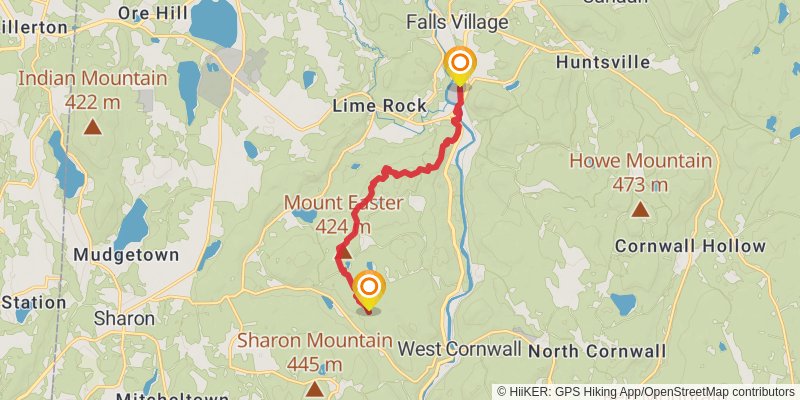 Mohawk Trail Loop stage 4 Map
