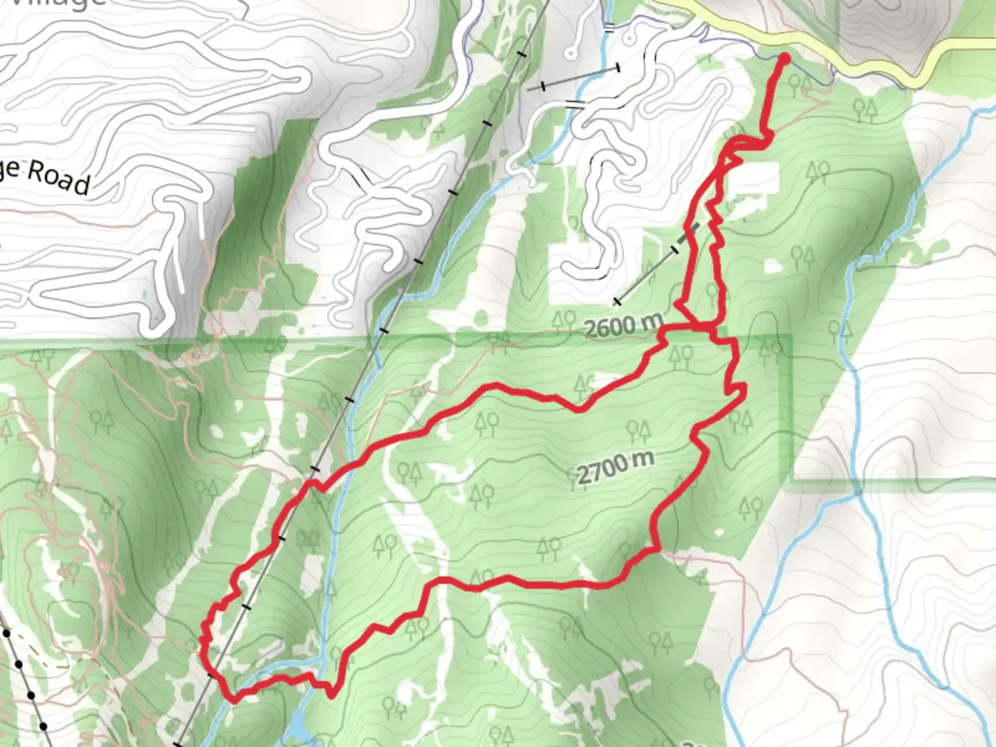 An image depicting the trail Tom Blake Equestrian, Anaerobic Nightmare and Sequel Loop Trail and its surrounding area.