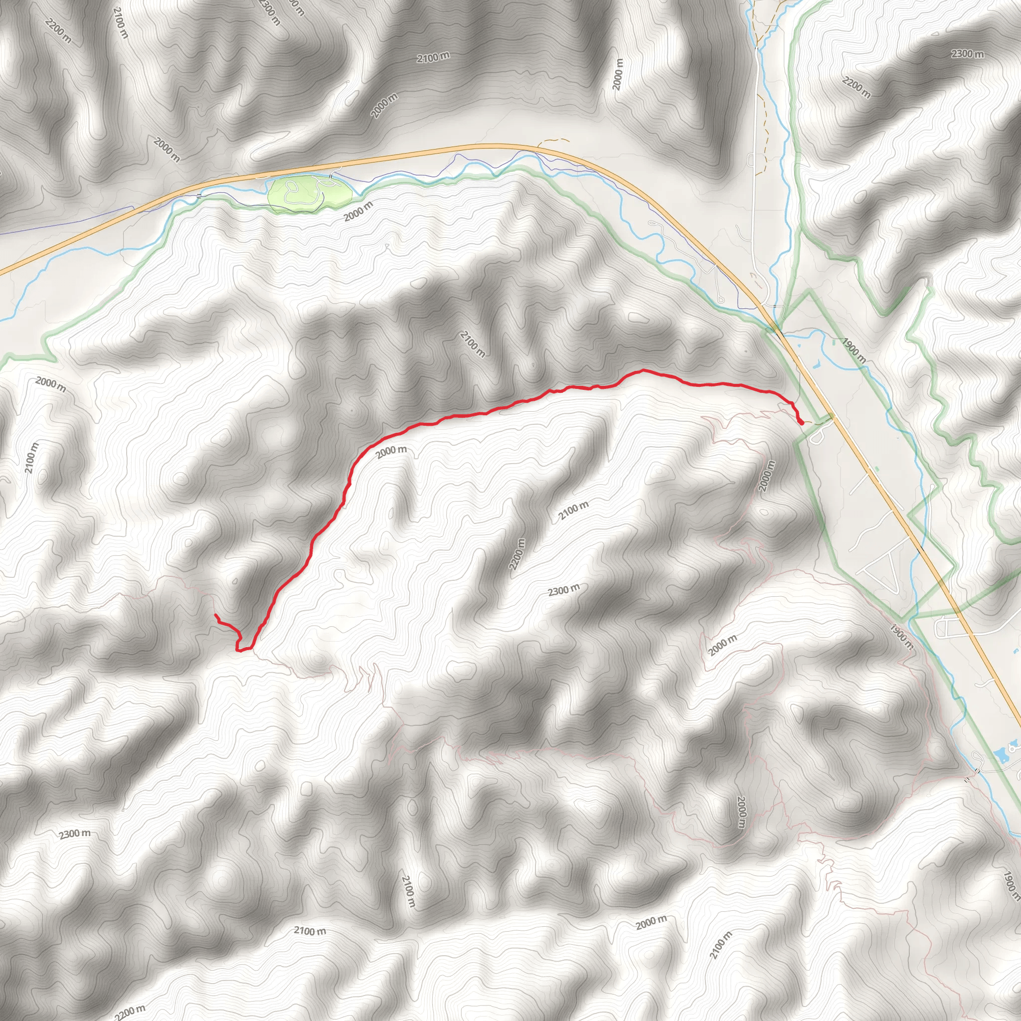 Oregon Gulch mobile static map