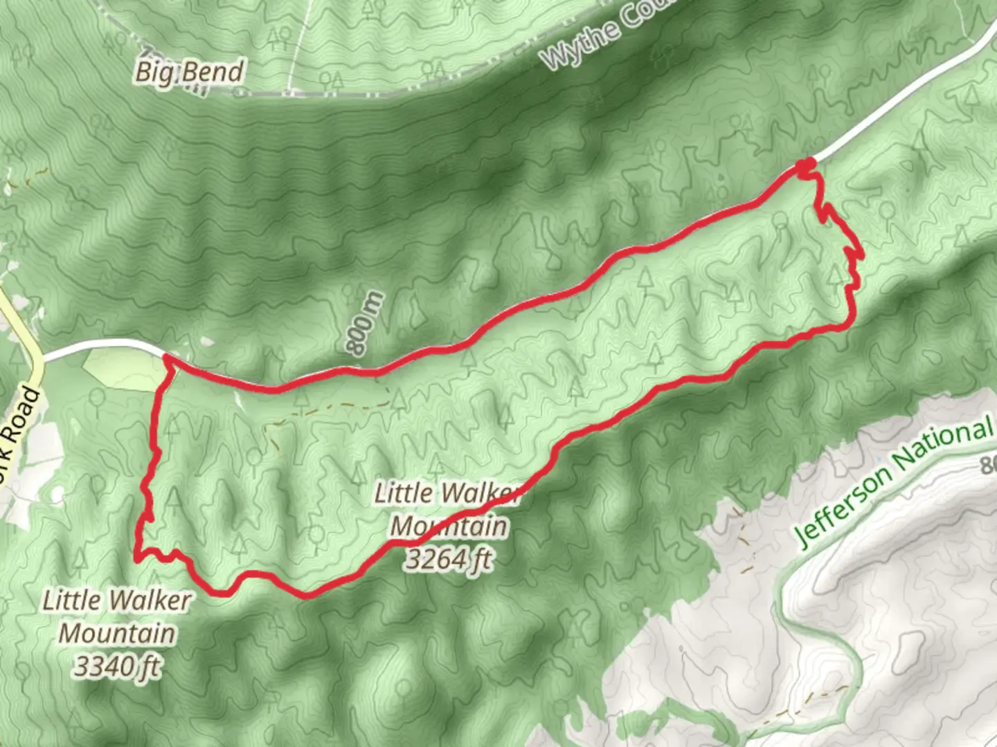 An image depicting the trail Seven Sisters Loop Trail and its surrounding area.
