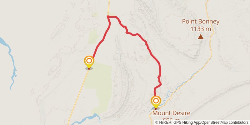 Mawson Trail stage 34 Map
