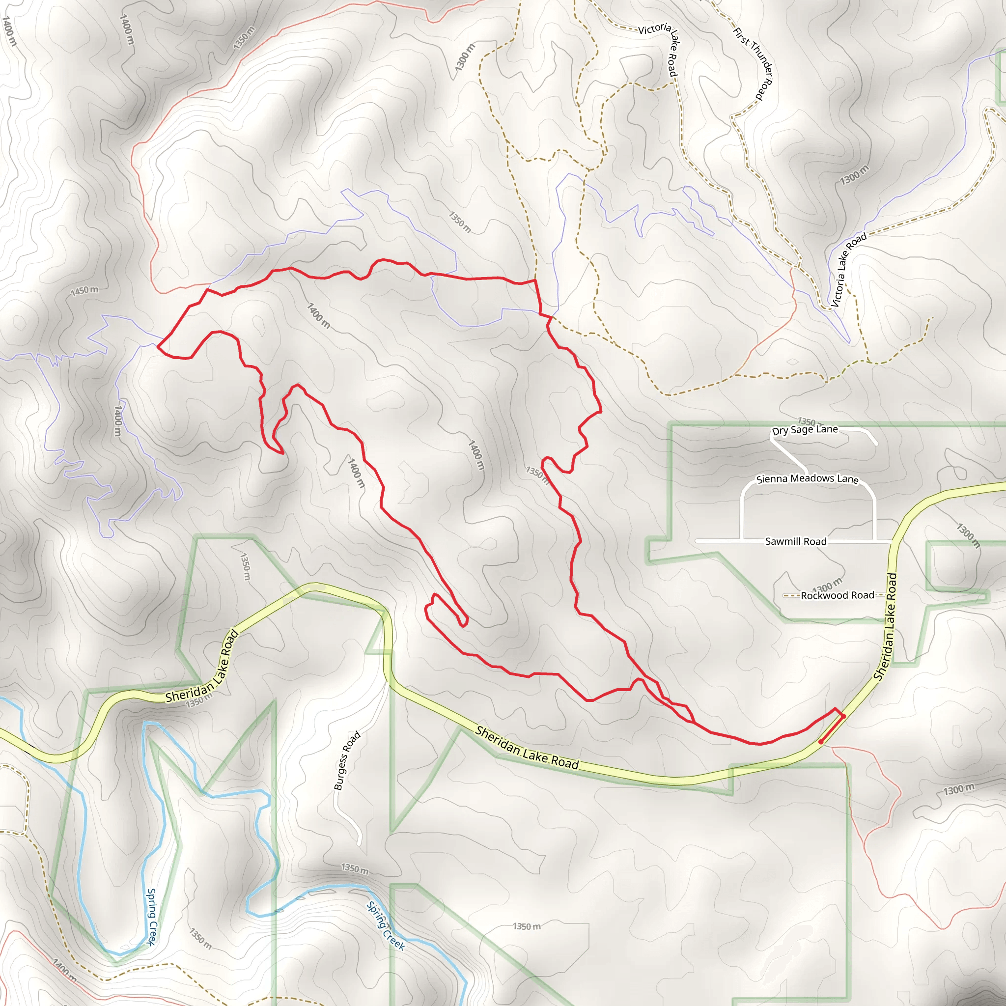 Loop 15 via Reder Ranch Connector mobile static map