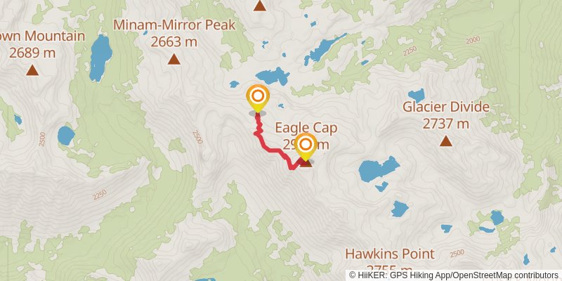 East Eagle - Imnaha Loop spur 2 Map