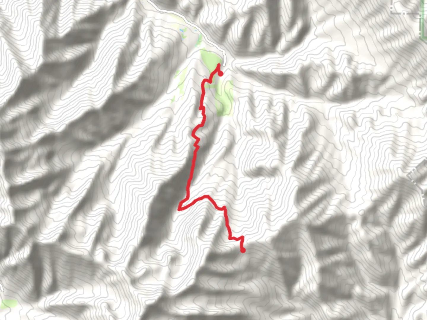An image depicting the trail Windy Pass via South Fork to Packard Canyon Trail and its surrounding area.