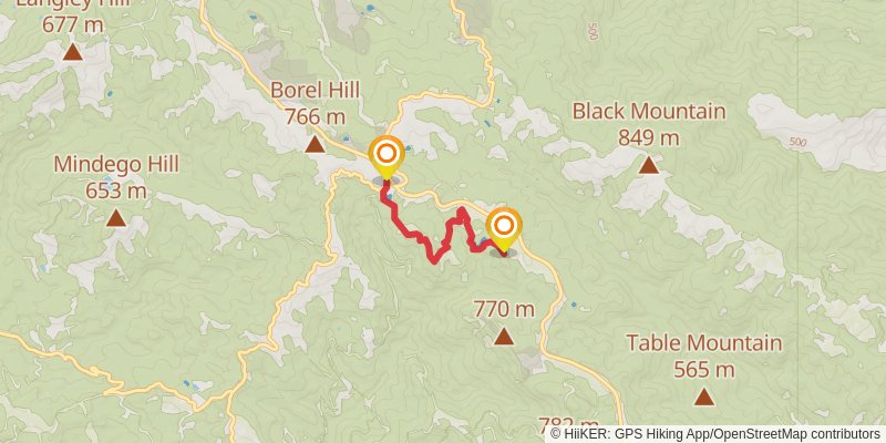 Bay Area Ridge Trail alt 6 Map