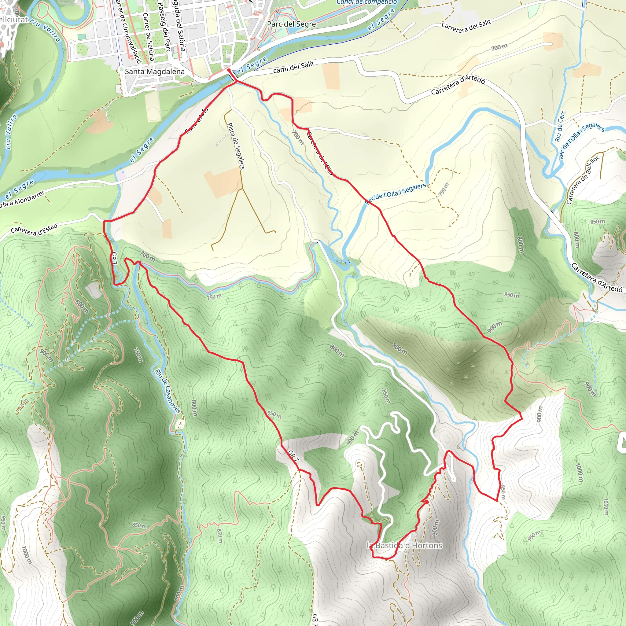 La Seu d'Urgell PR C 61 mobile static map