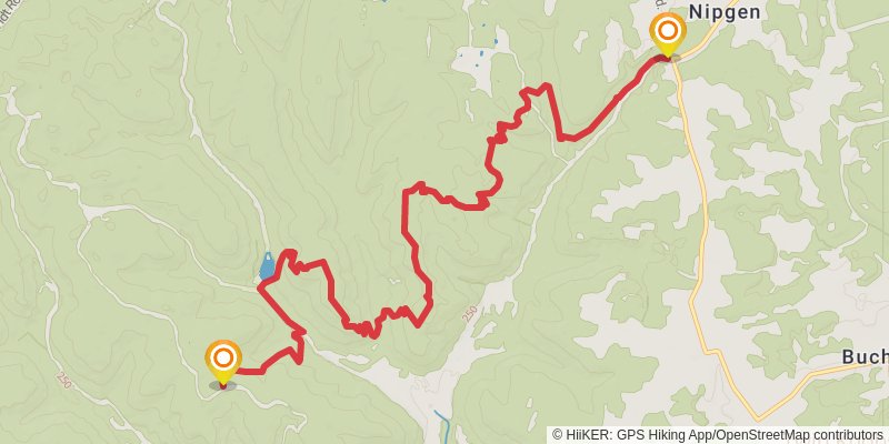 Buckeye Trail stage 56 Map