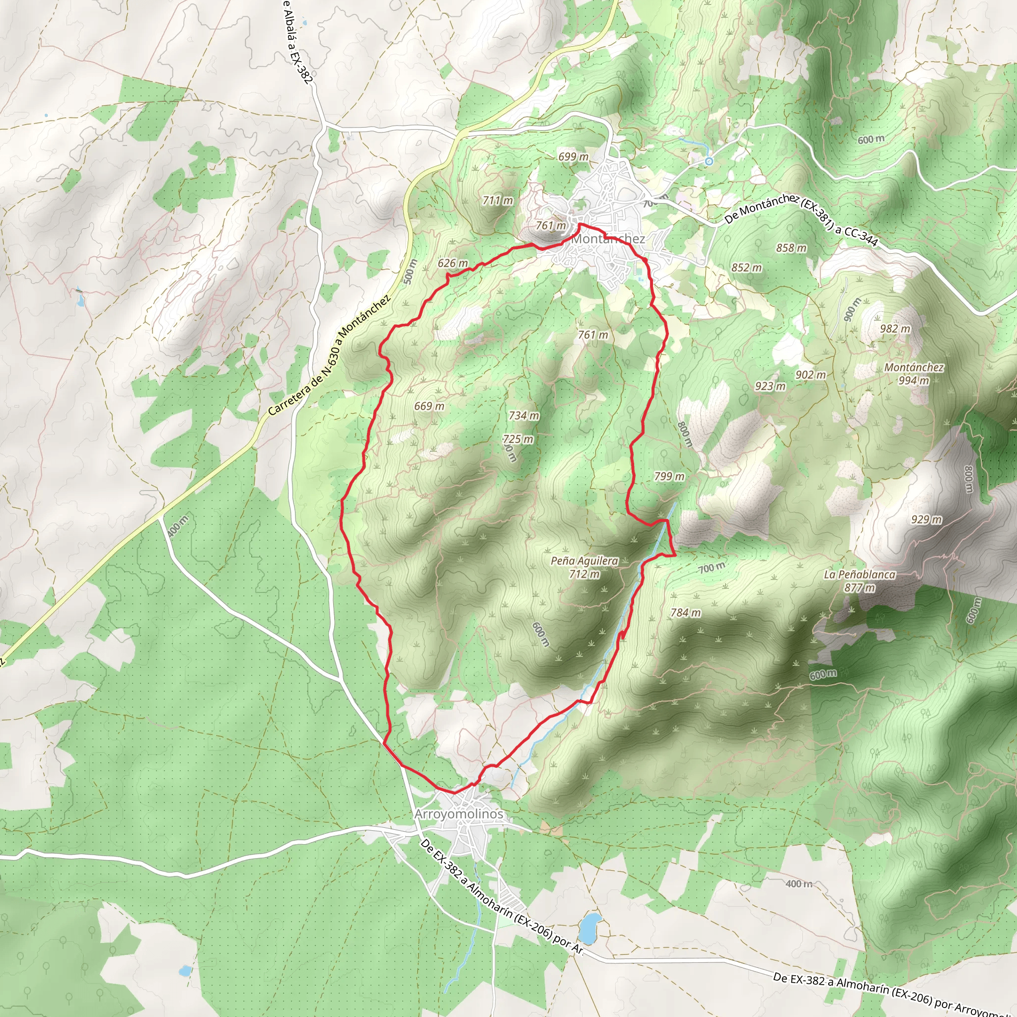 Route of the Mills PR CC 27 mobile static map
