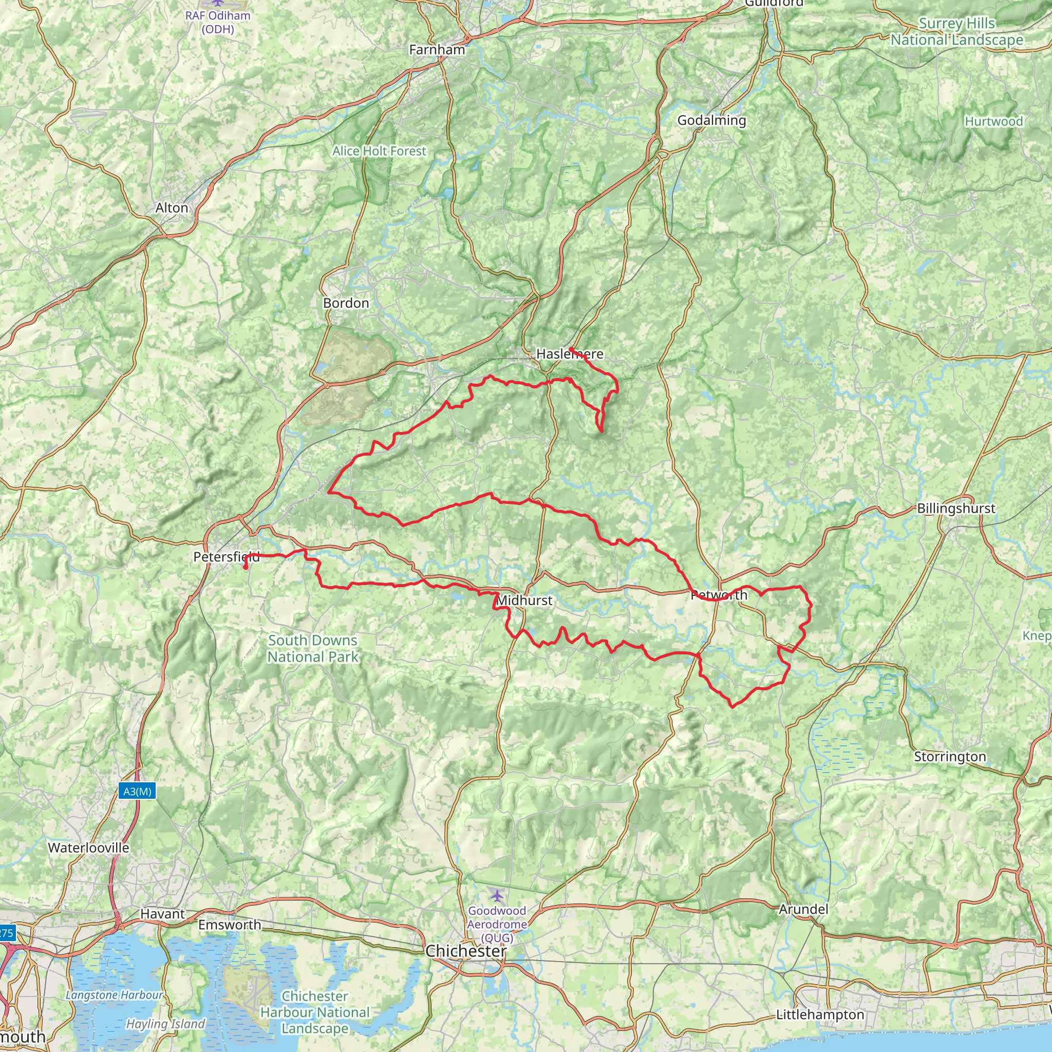 Serpent Trail mobile static map