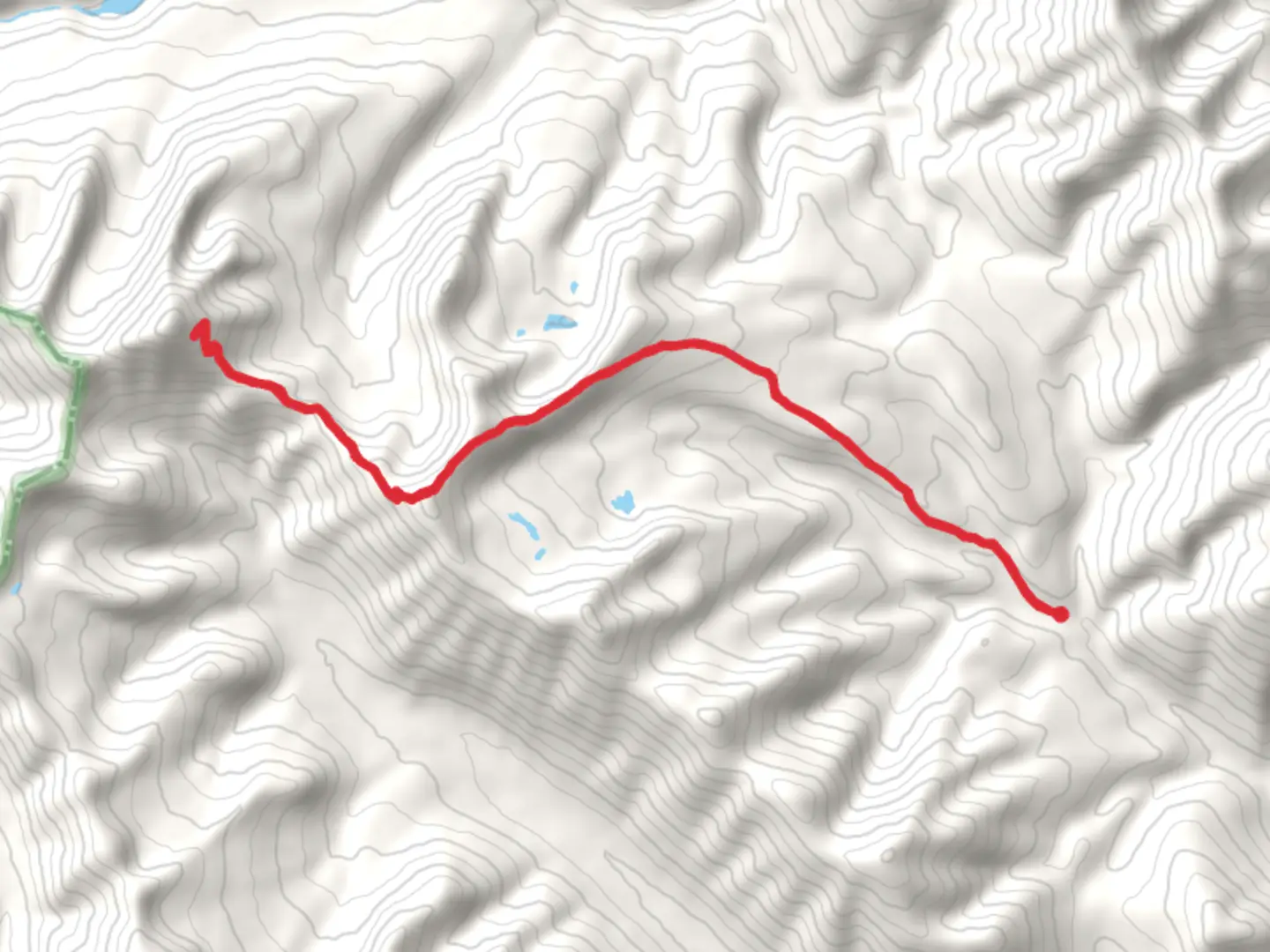 An image depicting the trail Thoma - Tuchuck Trail and its surrounding area.