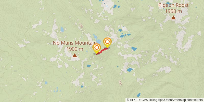 Burney Lake via Haypress Trail stage 2 Map
