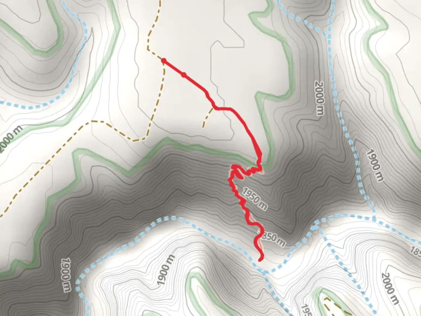An image depicting the trail Tramway Trail and its surrounding area.