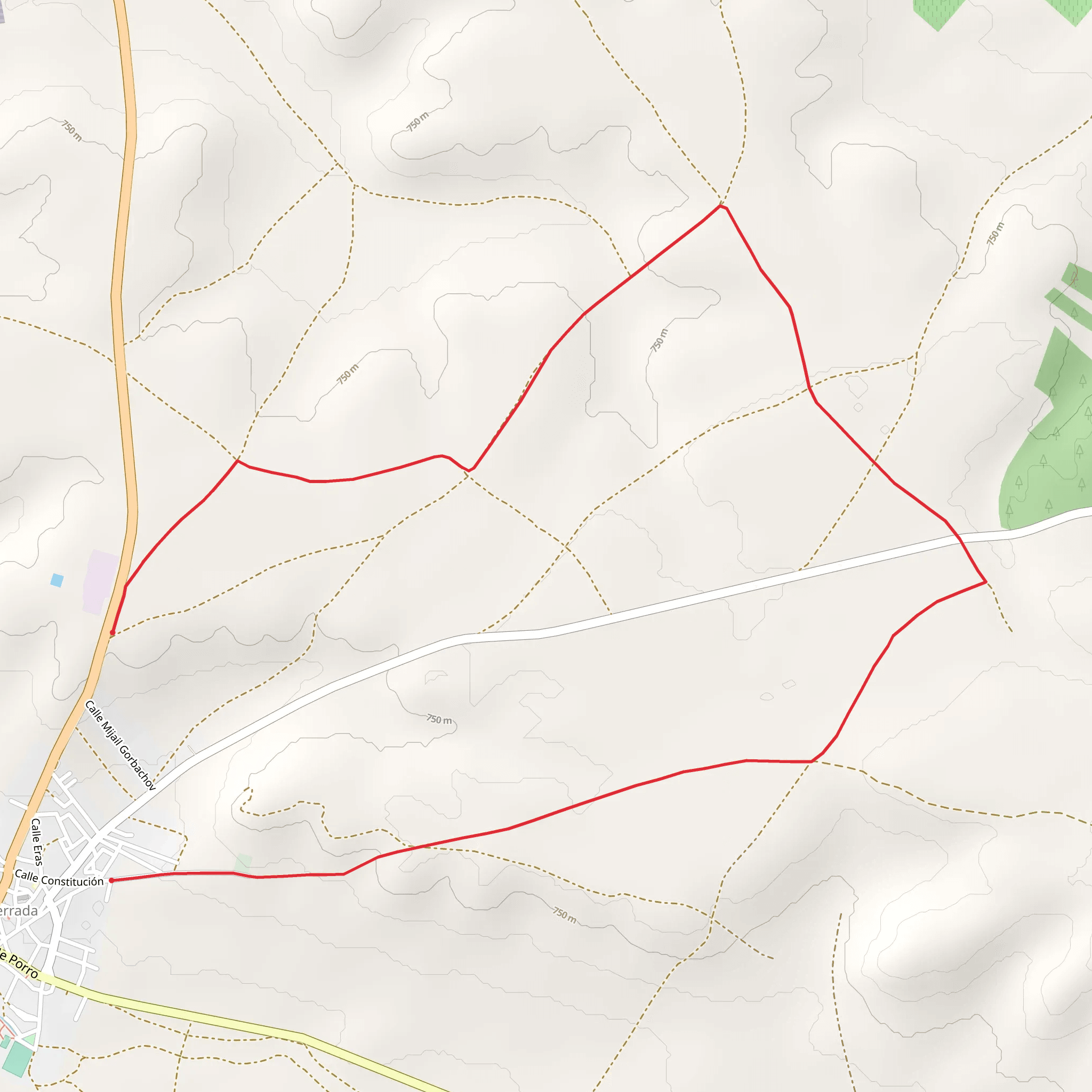 Between Vineyards PR VA 45 mobile static map