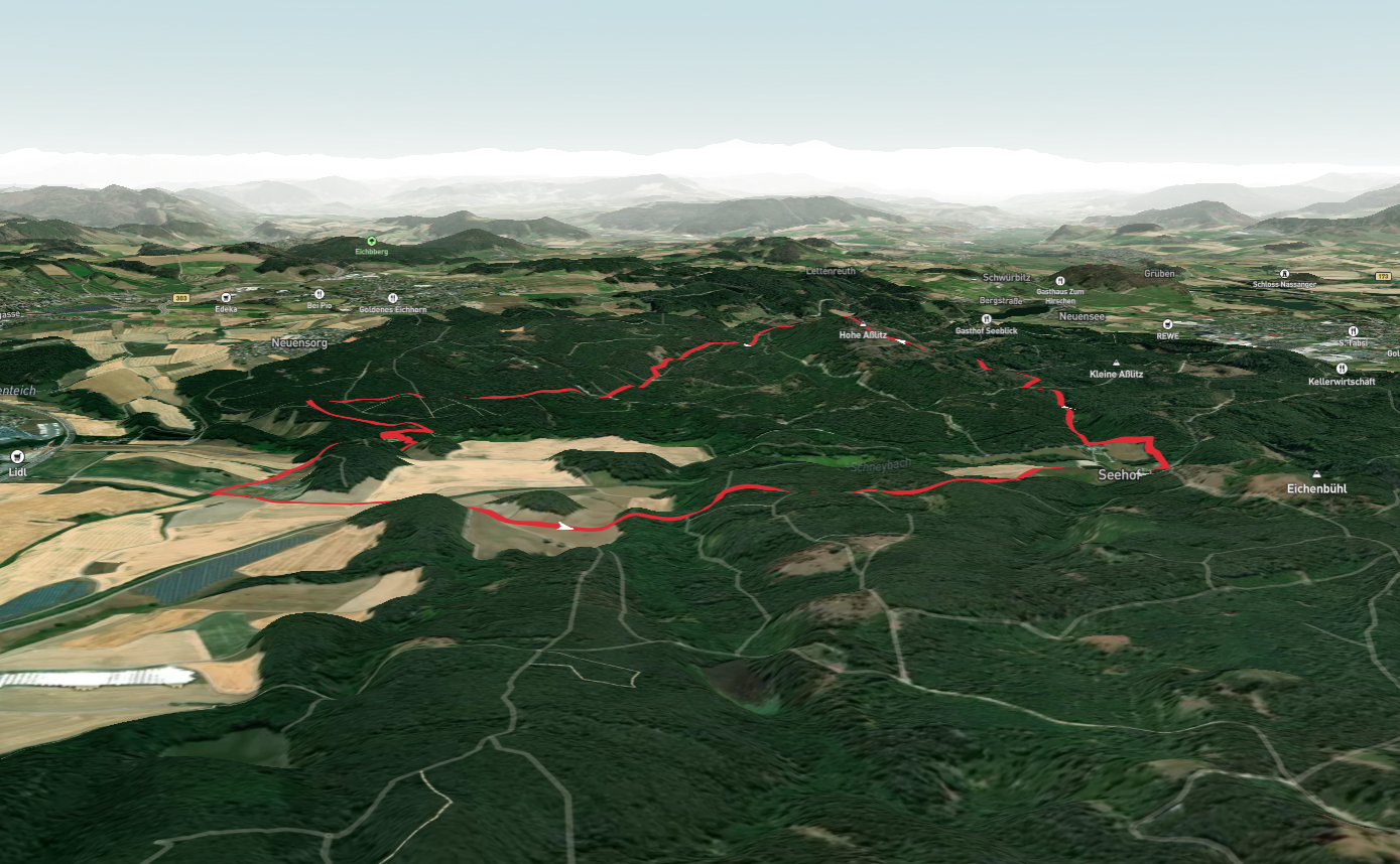 Rotbuhl, Seehof, Hohe Aßlitz and Neuensorger Loop