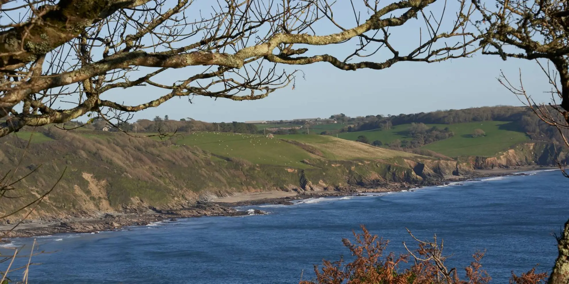 An image depicting the trail Portloe to Mevagissey Walk and its surrounding area.
