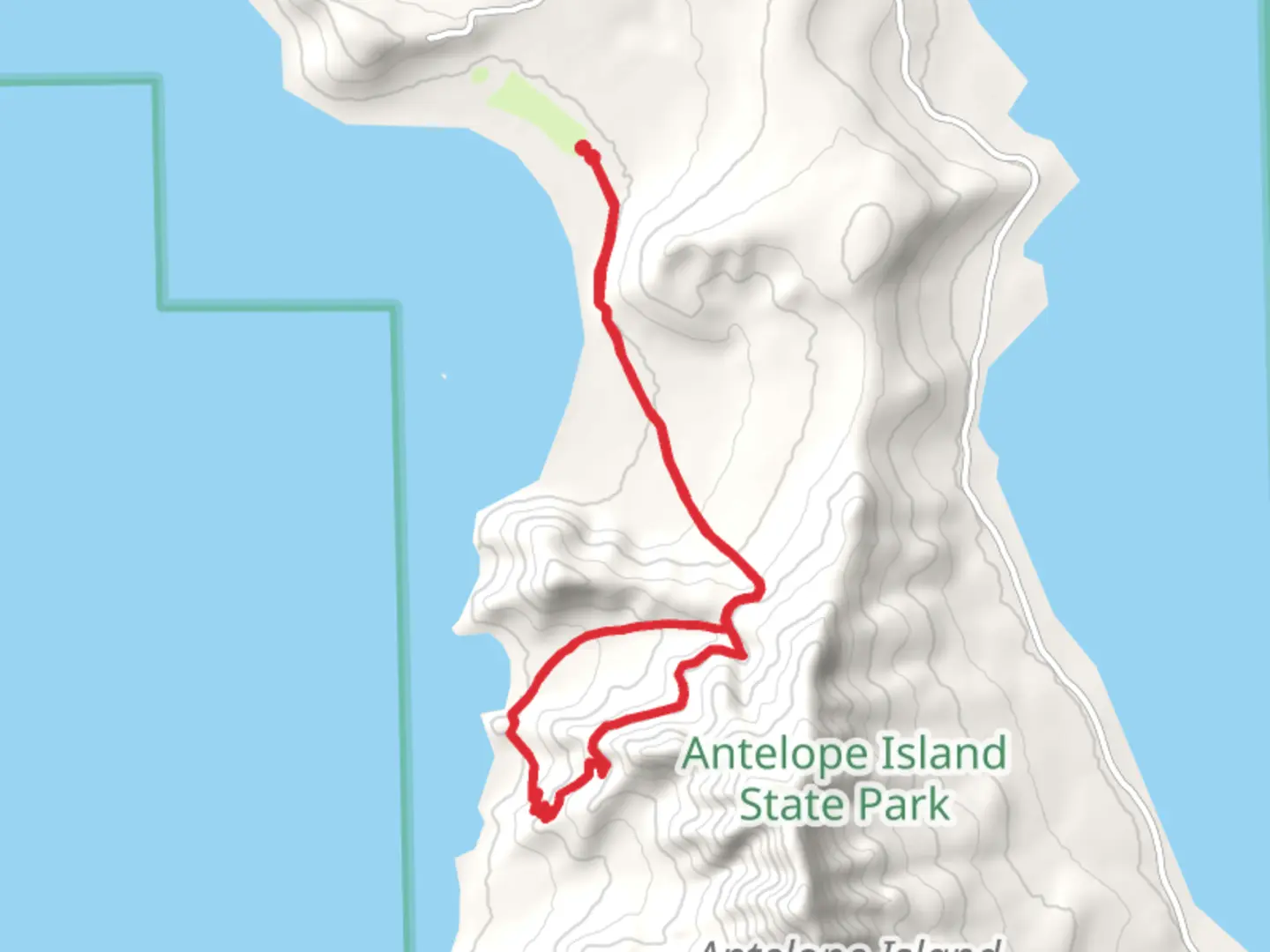 An image depicting the trail Split Rock Loop and its surrounding area.