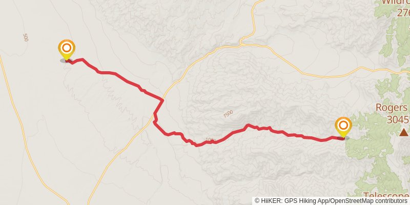 Lowest to Highest Route stage 4 Map