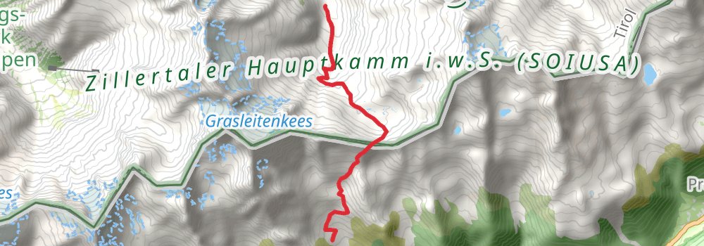 Via Alpina - Red Trail stage 40 Map