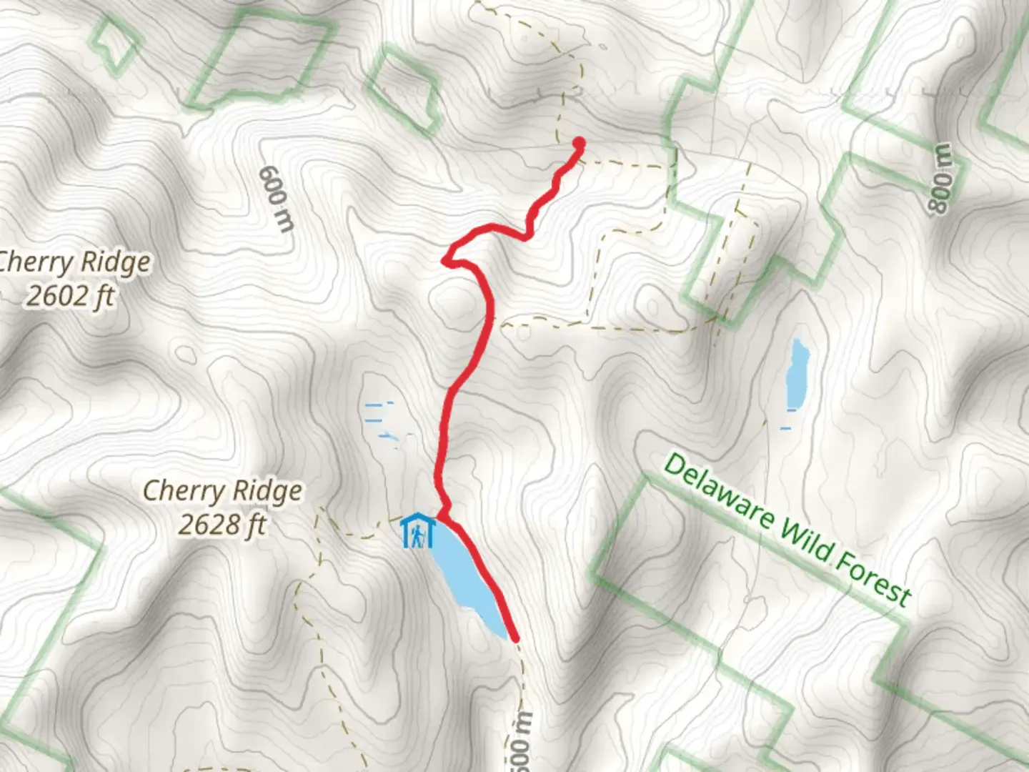 An image depicting the trail Trout Pond Trail and its surrounding area.