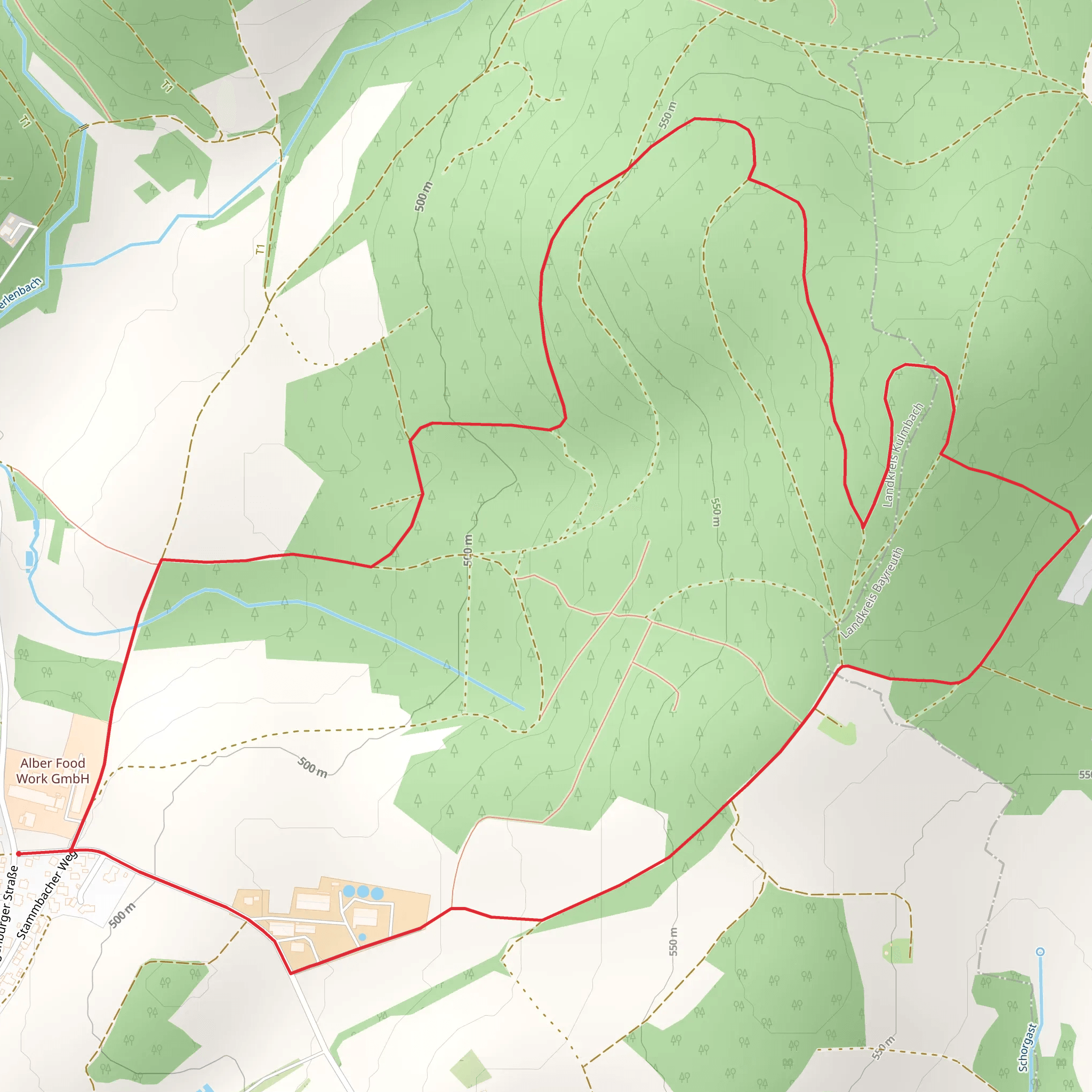 Eichenbuhl Loop mobile static map