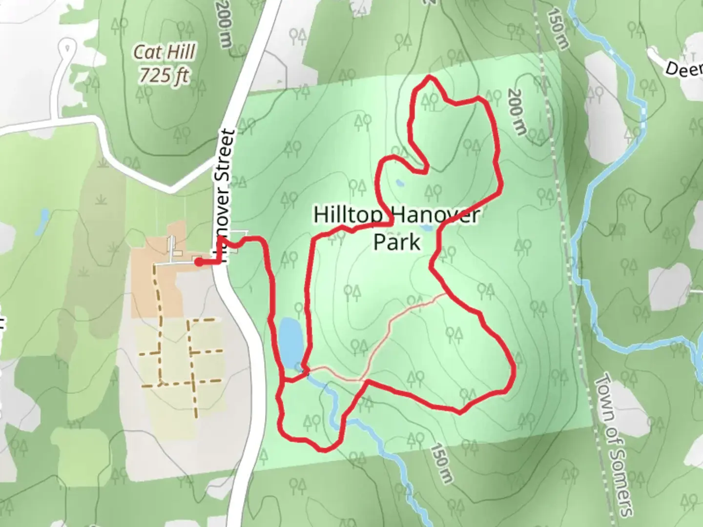 An image depicting the trail Hanover Loop Trail and its surrounding area.