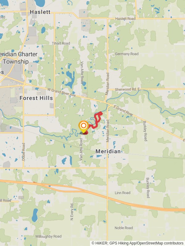 Harris Nature Center, White Spruce and Eastgate Connection Loop