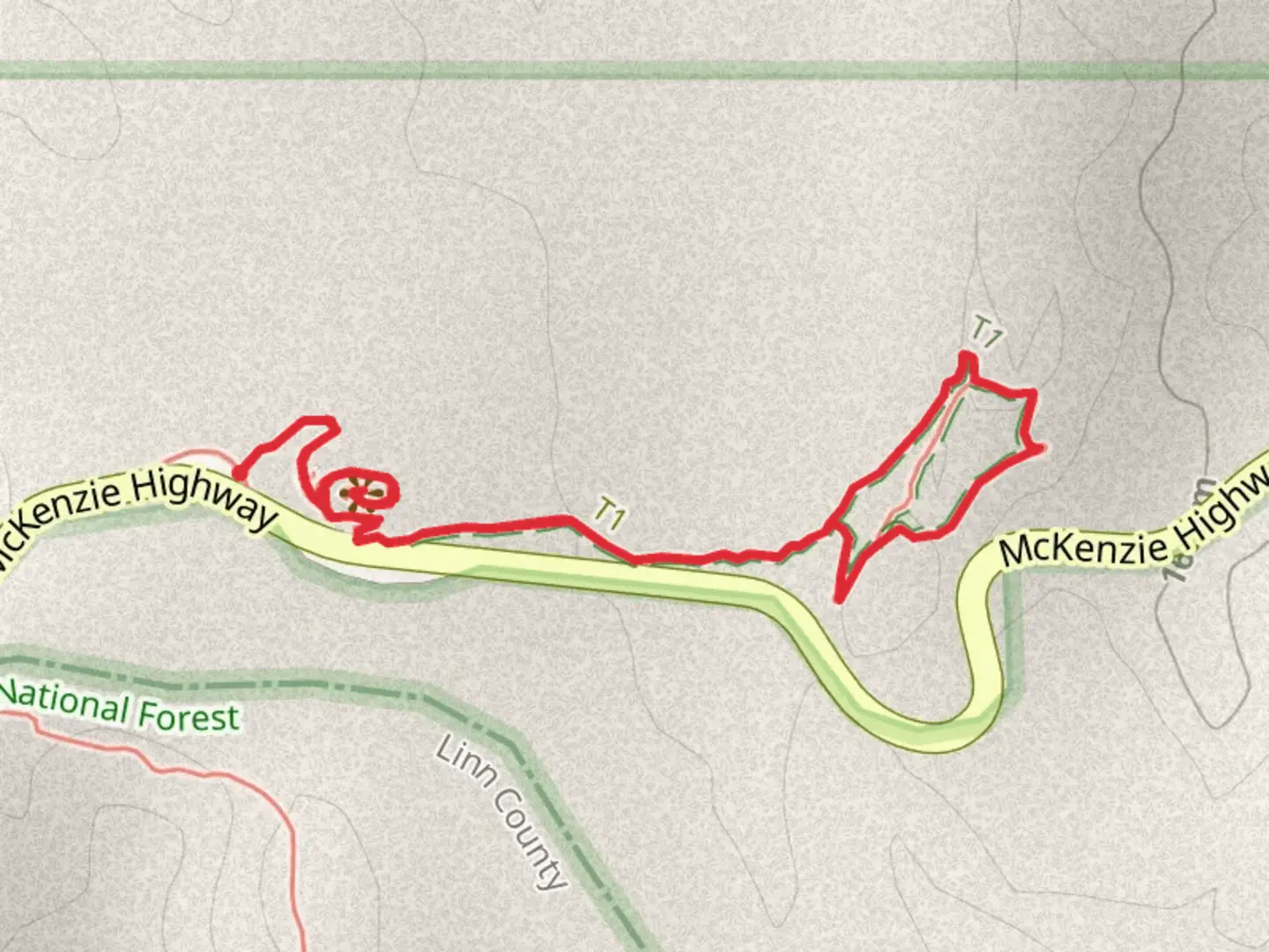 An image depicting the trail McKenzie Pass and its surrounding area.