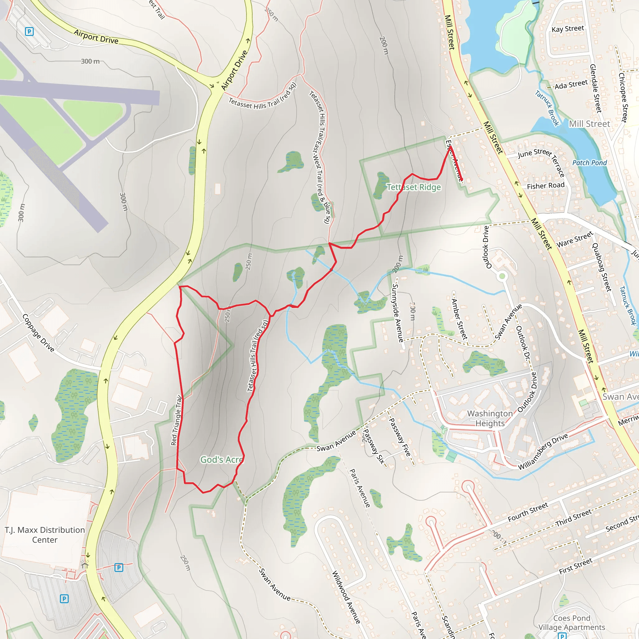 Deed Rock Loop mobile static map