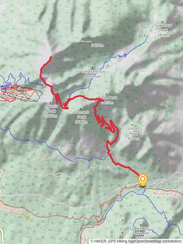 Humphreys Peak via Weatherford Trail