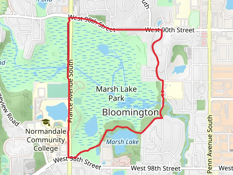 Marsh Lake Park Loop