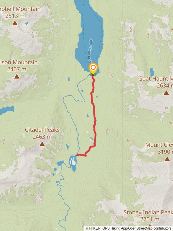 Kootenai Lakes via CDT Trail