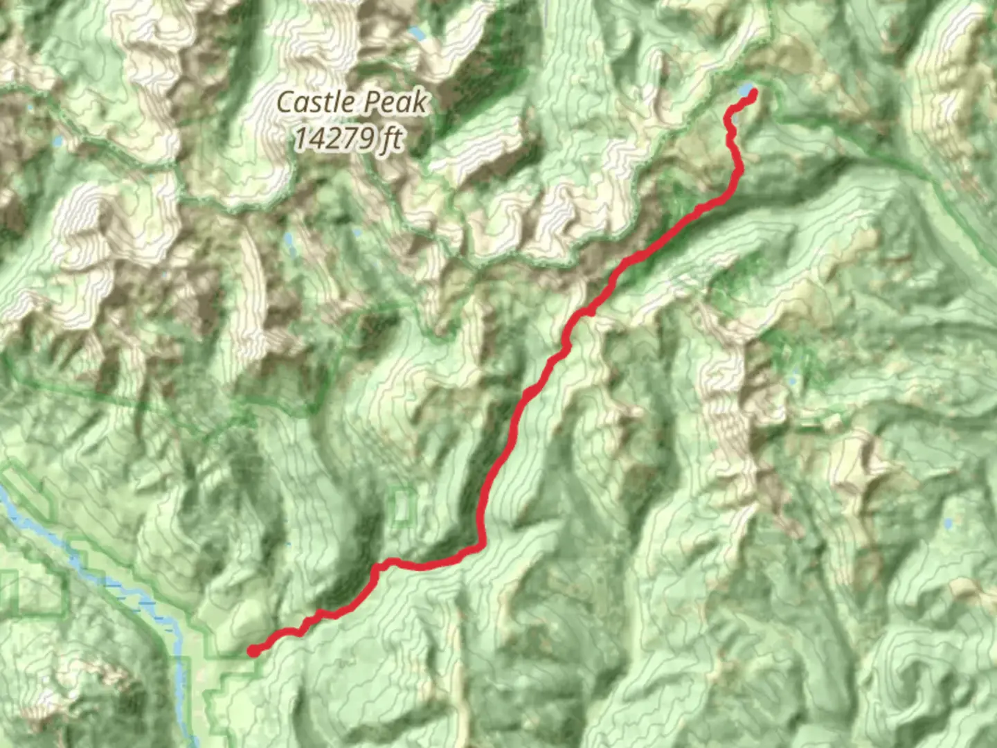 An image depicting the trail Taylor Lake via ADT and its surrounding area.