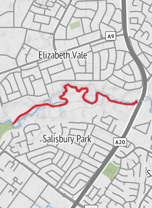 Carisbrooke Parkrun mobile static map