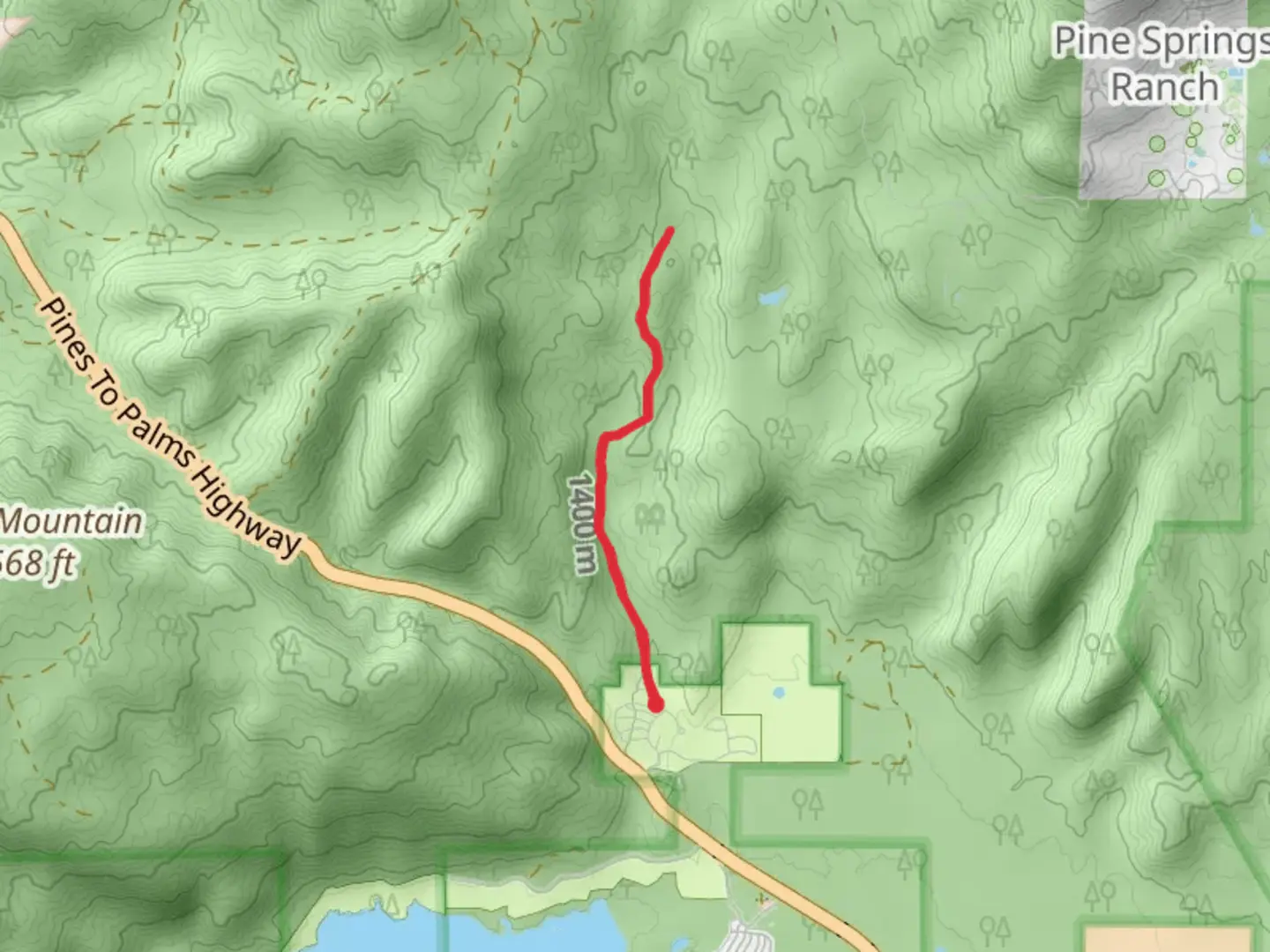 An image depicting the trail Hurkey Creek Trail and its surrounding area.