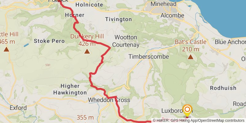 Coleridge Way stage 3 Map