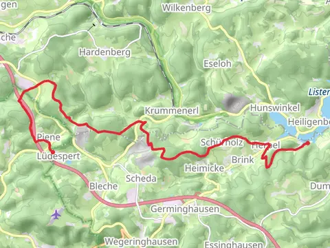 Ludespert to Kalberschnacke Walk