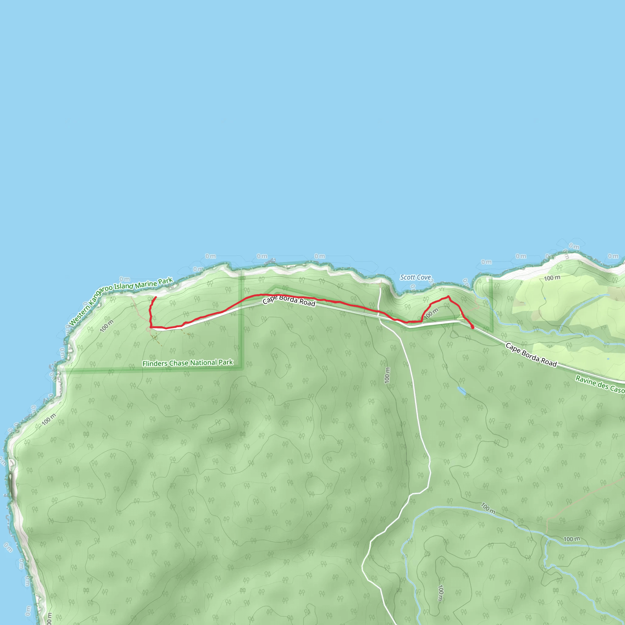 Return Road Hike mobile static map