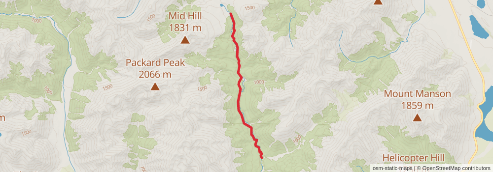 Te Araroa Trail stage 131 Map