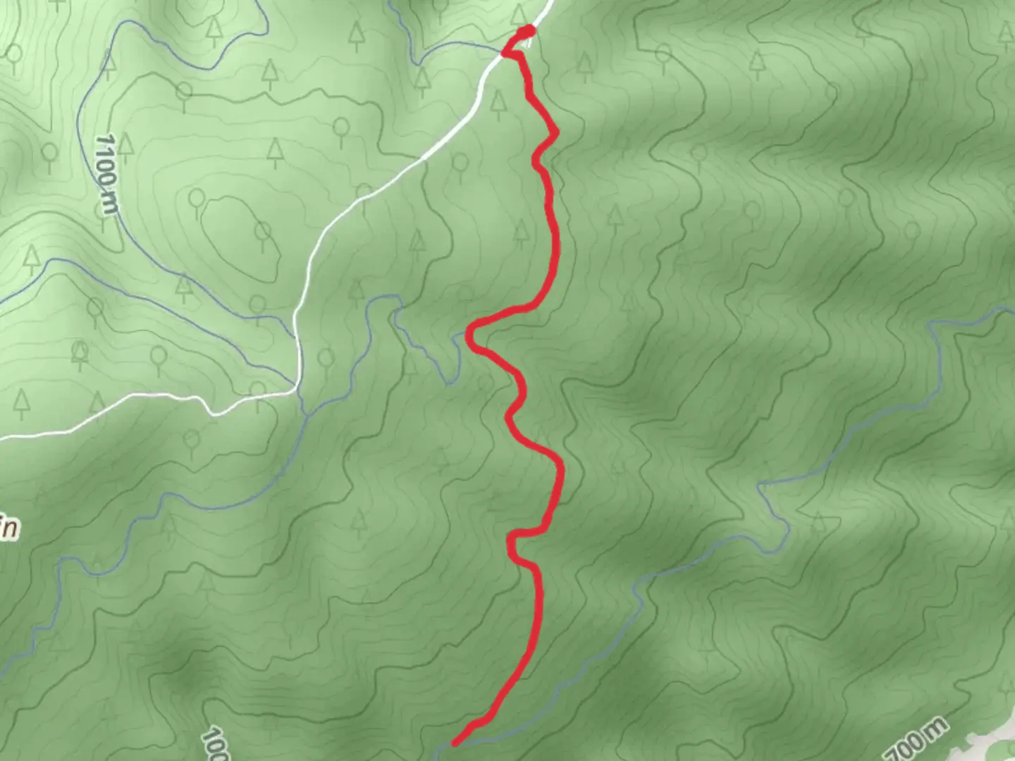 An image depicting the trail Wheels Up via Genesis Loop Trail and its surrounding area.