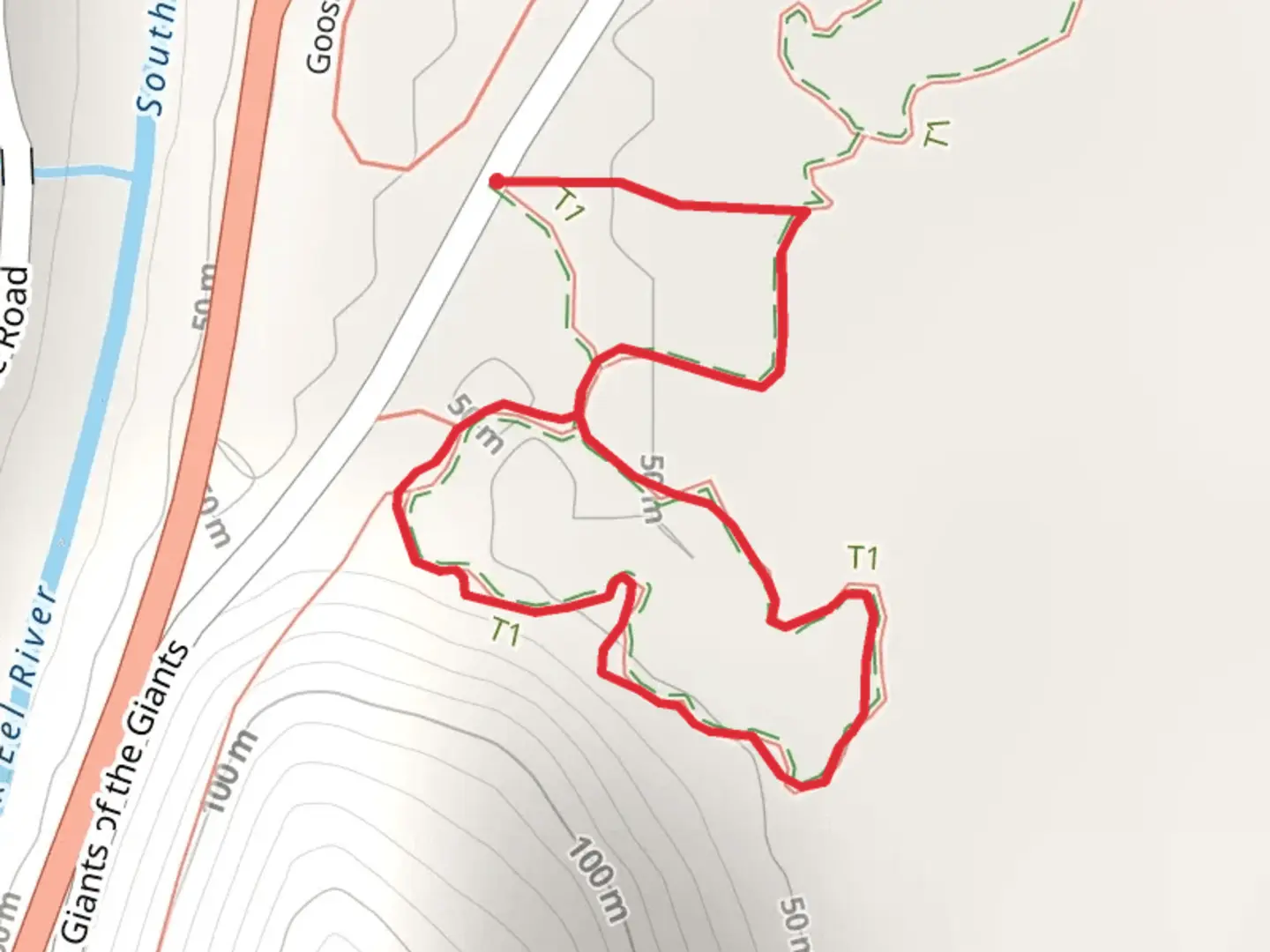 An image depicting the trail Mahan Plaque Loop Trail and its surrounding area.