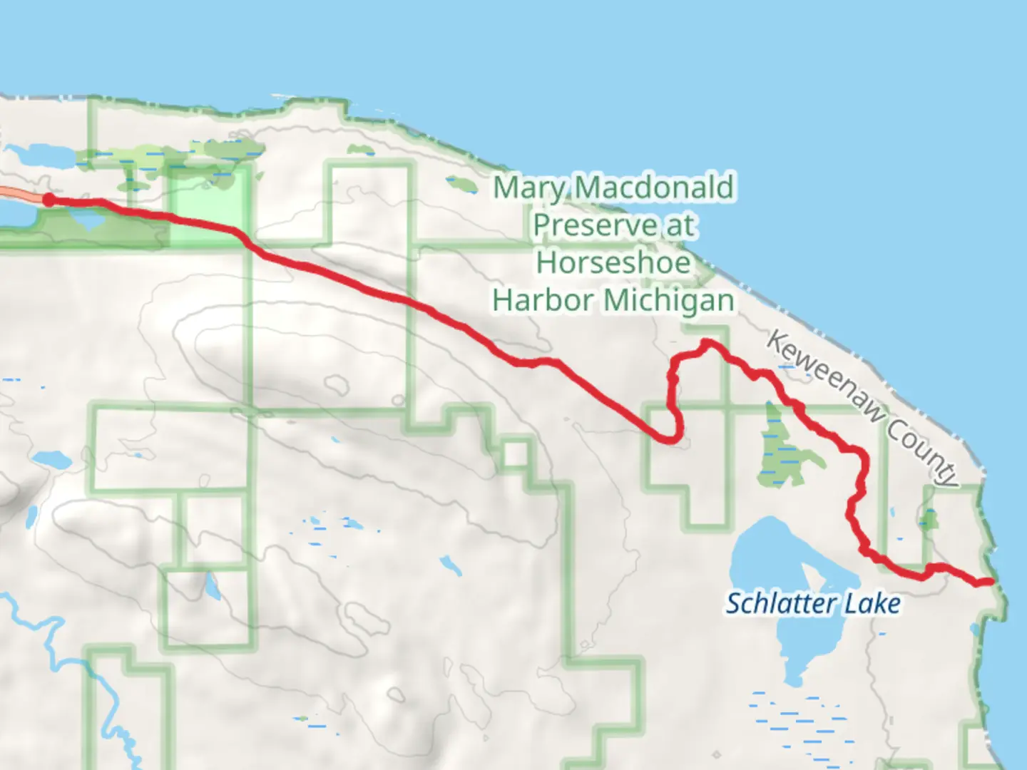 An image depicting the trail Union Creek - Rocket Rough Trail and its surrounding area.