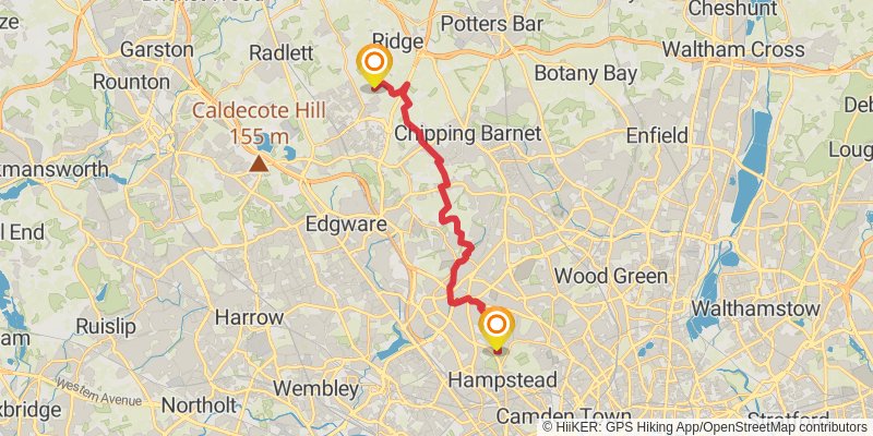 Gerald Colton Way stage 2 Map