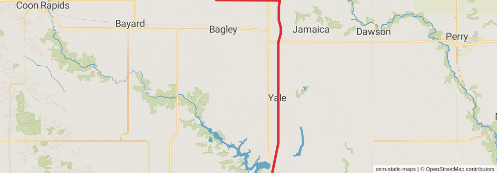 American Discovery Trail - Iowa stage 29 Map