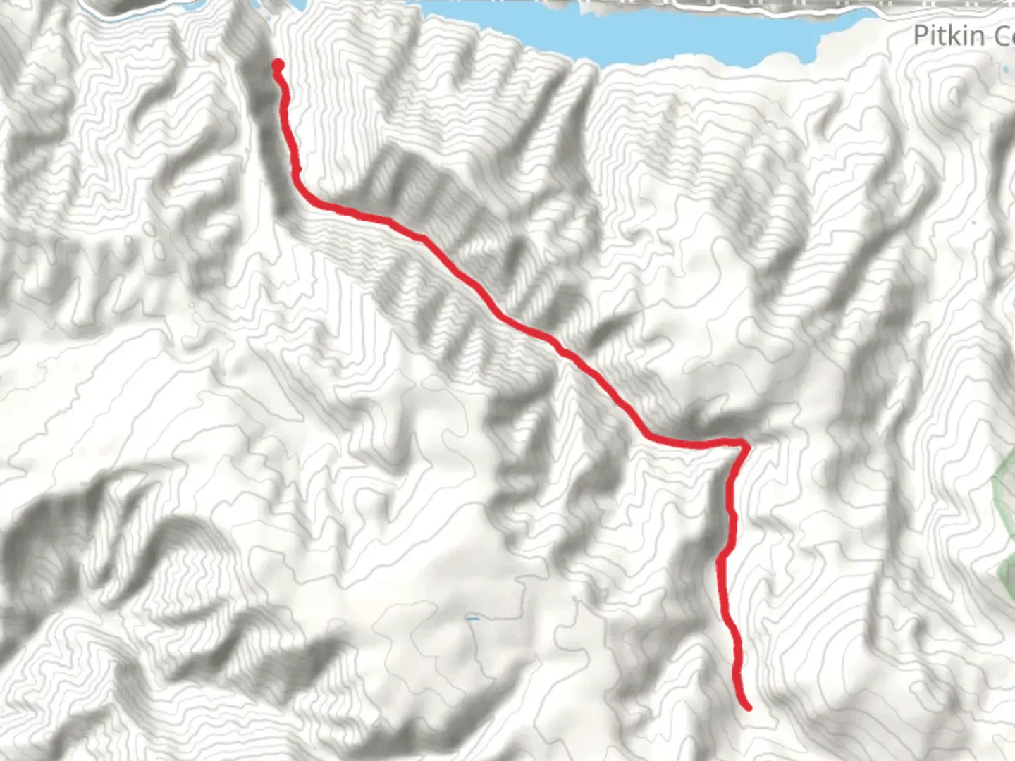 An image depicting the trail Rocky Fork Creek and its surrounding area.