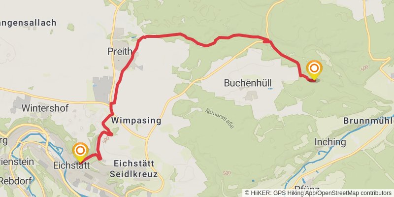 Altmülthal Panoramaweg alt 4 Map